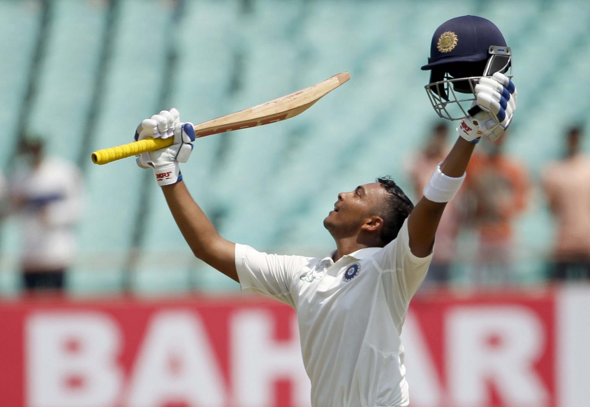India vs West Indies Prithvi Shaw Youngest Indian to Score Ton